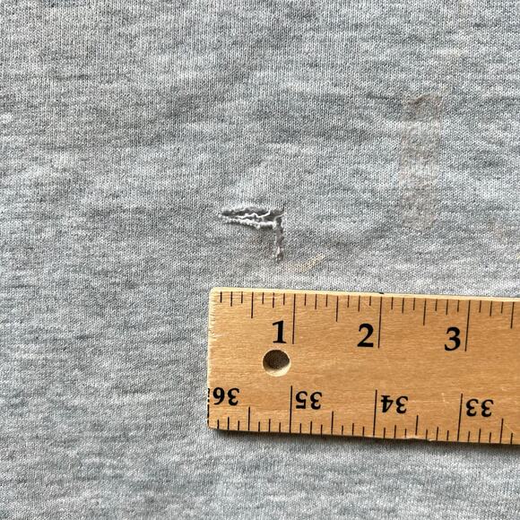 Vintage Distressed Gray Navistar Indianapolis Plant Raglan Crewneck Sweatshirt L - Picture 15 of 16